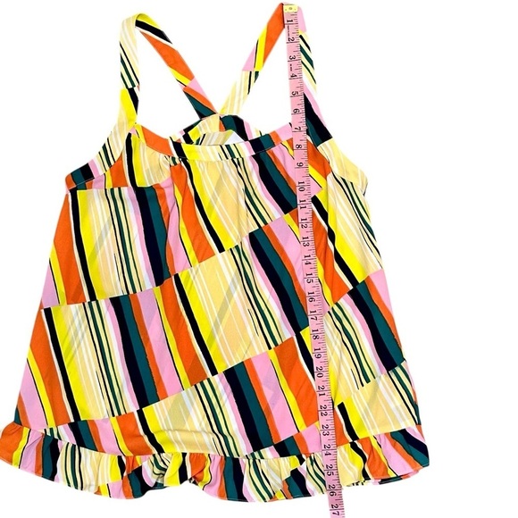 CAbi Colorful Tank Top Sleeveless Stripes Size S - Picture 12 of 12